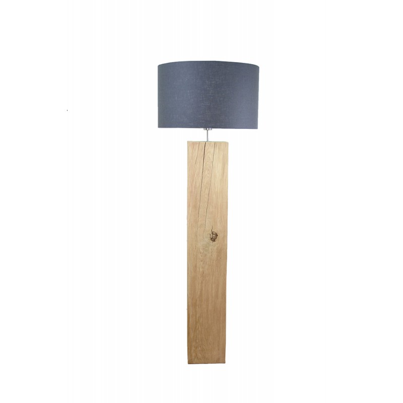 Massief houten vloerlamp Eiken